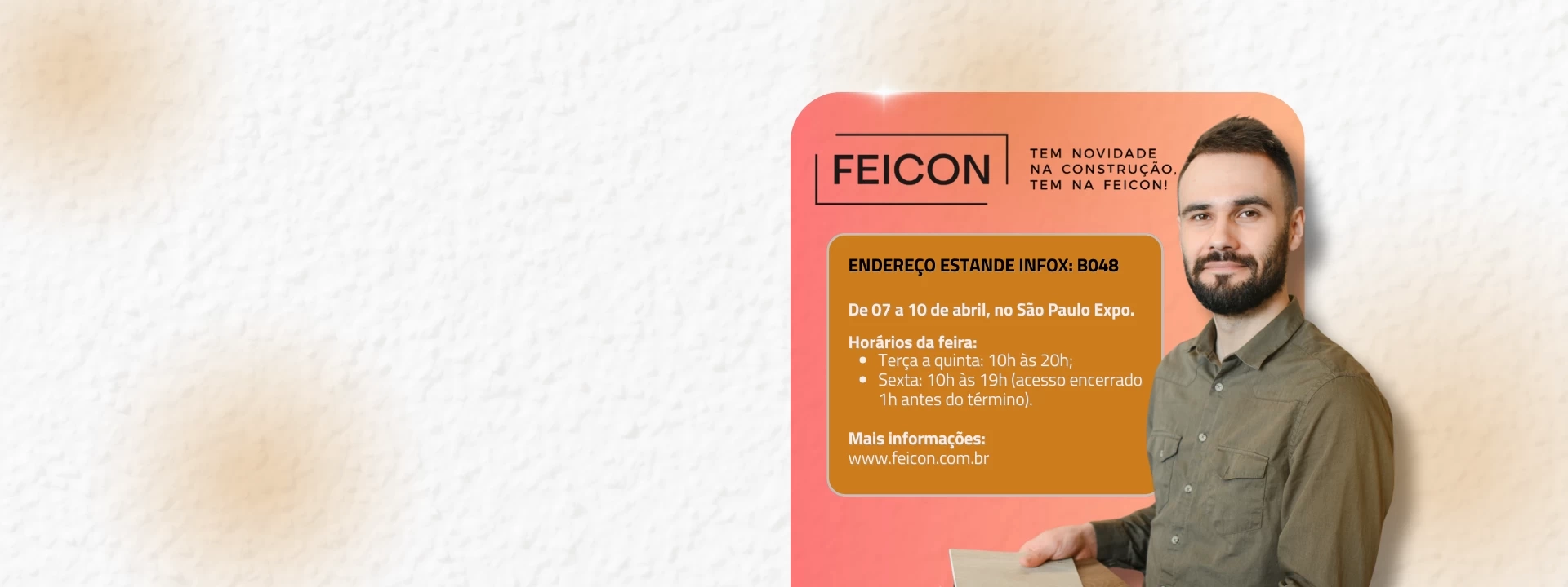 <p><strong>Visite a INFOX na Feicon 2026</strong> e veja como aumentar os resultados da sua loja</p>